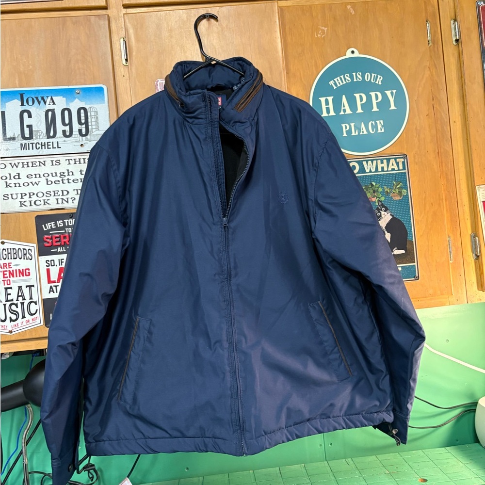 Chaps Navy Lightweight Jacket - image 1